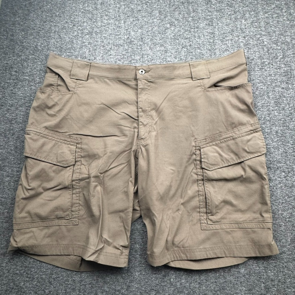 Duluth Trading Flex Dry on the Fly Cargo‎ Shorts Mens 46 Relaxed Fit 11" Inseam